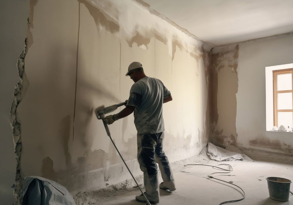 plastering walls apartment - warren restoration services